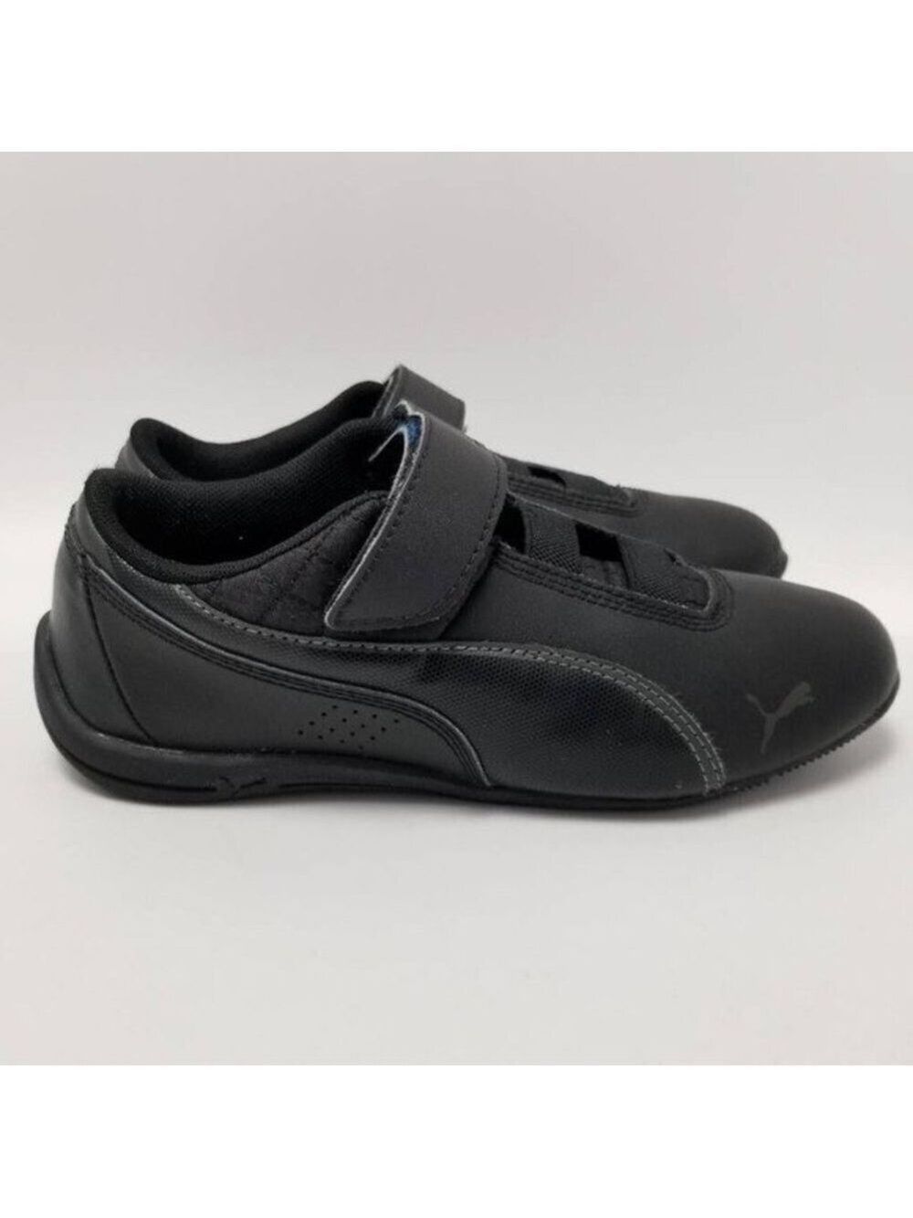 Puma Kids Drift Cat 6 L V Sneakers Black 30518309 Perforated Hook And Loop Sz 2